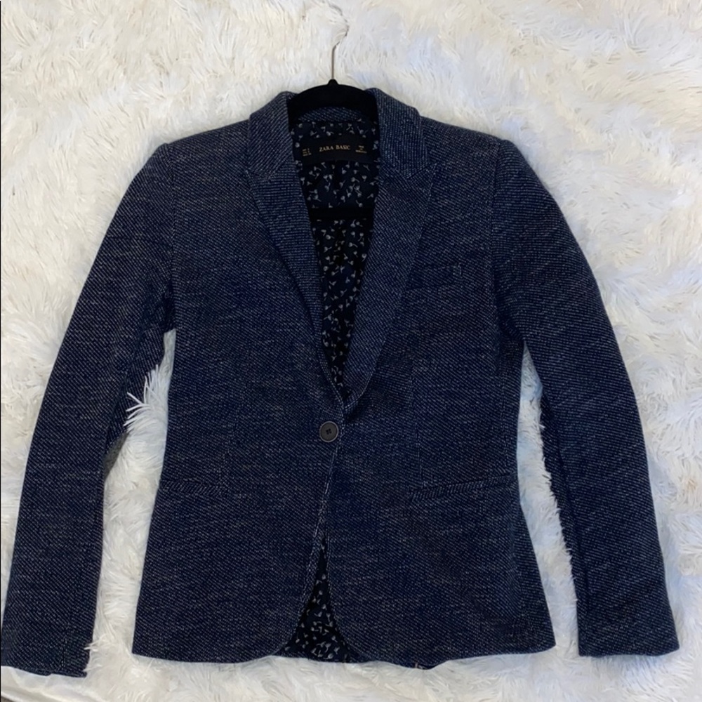 Zara Navy Blue Blazer